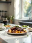 Valentine’s Day Dinner With Wine-Braised Short Ribs