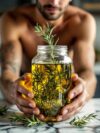 Herbal Rosemary Thyme Infusion With Olive Oil