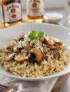 Jim Beam Bourbon Mushroom Risotto