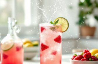 How to Create a Sparkling Raspberry Limeade