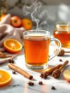 Warm Spiced Honey Apple Cider Tea Infusion