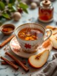Inviting Spiced Pear and Cinnamon Tea Infusion