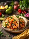 Spicy Margarita Shrimp Tacos for Valentine’s Date Night