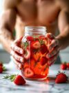 Fruity Strawberry Rosemary Infused Vinegar