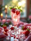 Strawberry Vodka Valentine’s Sparkling Lemonade
