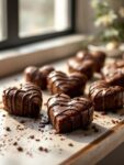 Brownie Hearts Valentines Day With Kahlua Drizzle