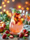 Romantic Valentine’s Rosé Sangria With Fresh Fruit