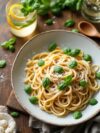 Creamy Gin and Basil Pasta for Your Valentine