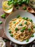 Creamy Gin and Basil Pasta for Your Valentine