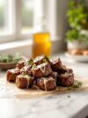 Game Night Dinner Ideas for Adults: Whiskey Marinated Steak Bites