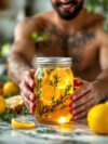 Zesty Lemon Thyme Infused Honey for Tea