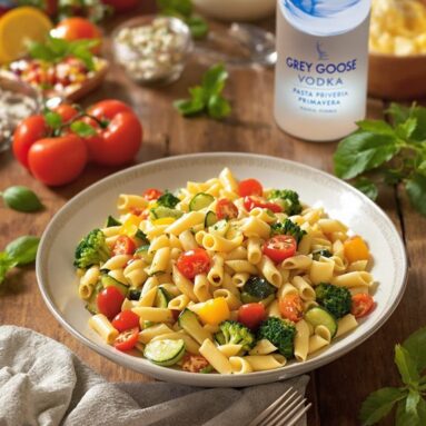 Grey Goose Vodka Pasta Primavera