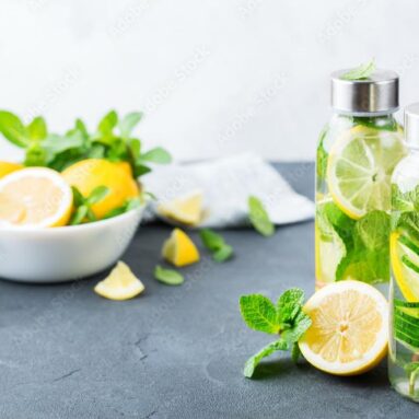 Thyme & Lemon Infused Detox Water