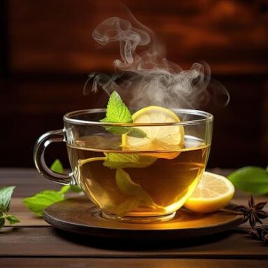 Mint Lemon Verbena Iced Green Tea Infusion