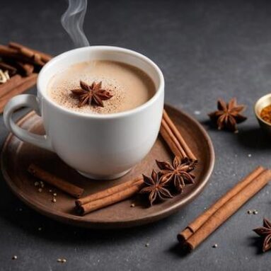 Chai-Spiced Infused Tea Latte
