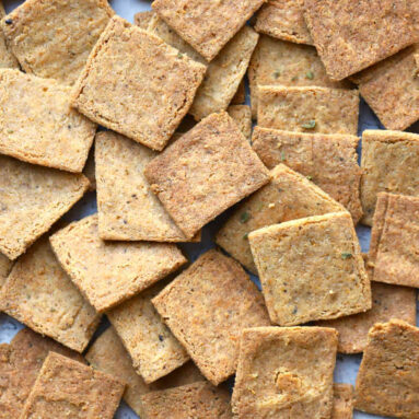 Cheesy Weed Crackers (Keto, Gluten-Free)
