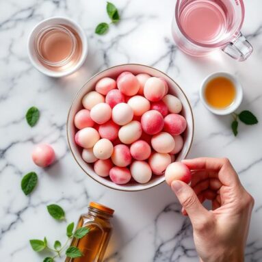 Fruity Lychee Rose Water Infusion for Beauty