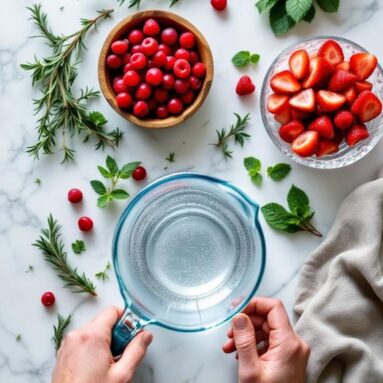 Lively Holiday Berry Punch Water