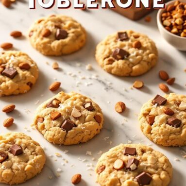 Toblerone Almond Joy Cookies
