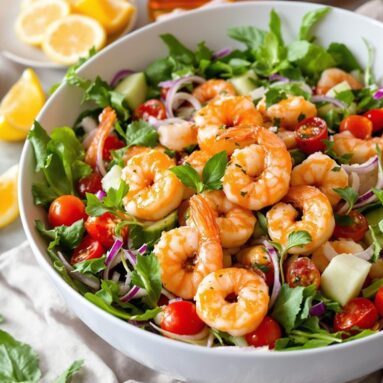 Aperol Spritz Shrimp Salad