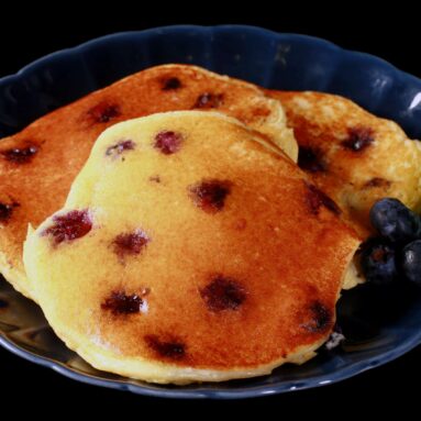 Blueberry Protein Pancakes Recipe [Gluten Free] – Low Carb Hoser