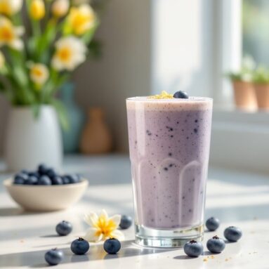 Blueberry Egg Delight Smoothie
