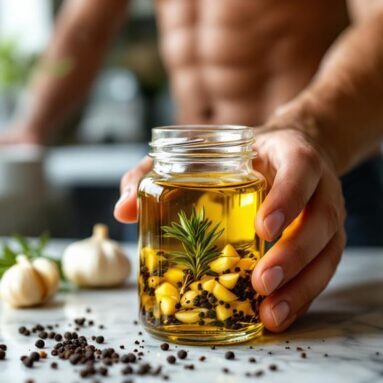 Bold Black Pepper Garlic Oil Infusion for Grilling