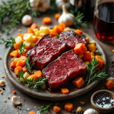 Heartfelt Cabernet Sauvignon Beef Stew for Valentine’s Day