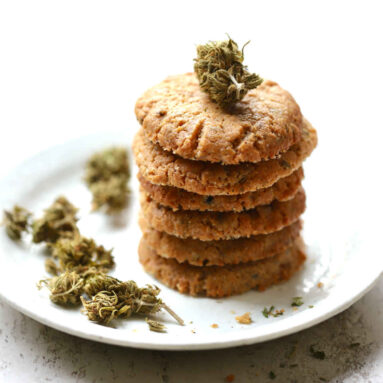 Cannabis Peanut Butter Cookies (Gluten-Free, Low-Dose)