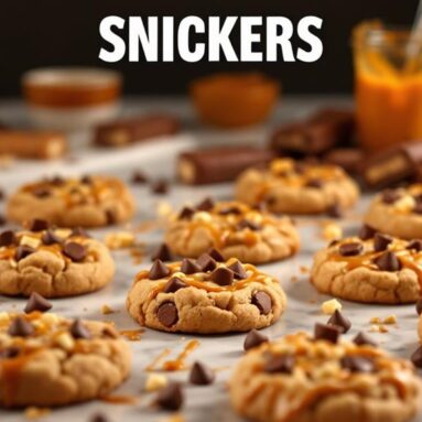 Snickers Loaded Caramel Cookies