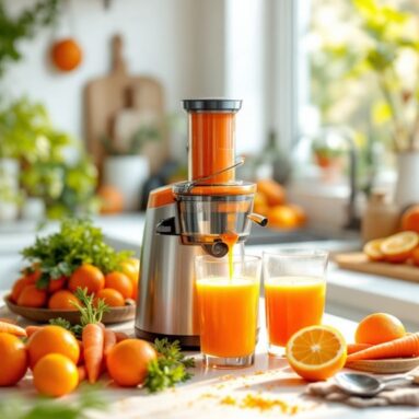 How to Make a Vibrant Carrot and Orange Juice