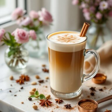 Spiced Chai Tea With Almond Milk À La Starbucks