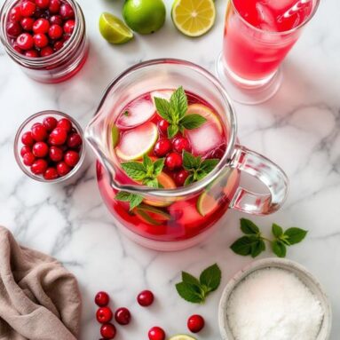 Fruity Cranberry Lime Cooler
