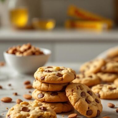 Toblerone & Almond Crunch Cookies