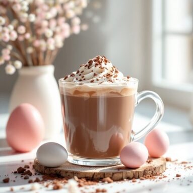 Chocolate Egg Infused Hot Cocoa