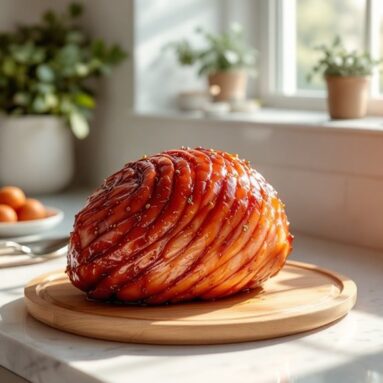 Valentine’s Meal Ideas Families: Cider-Glazed Ham