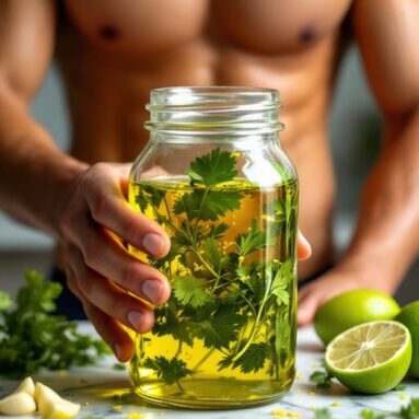 Zesty Cilantro Lime Dressing Oil Infusion