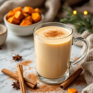 Christmas Cozy Cinnamon Sweet Potato Milk Infusion