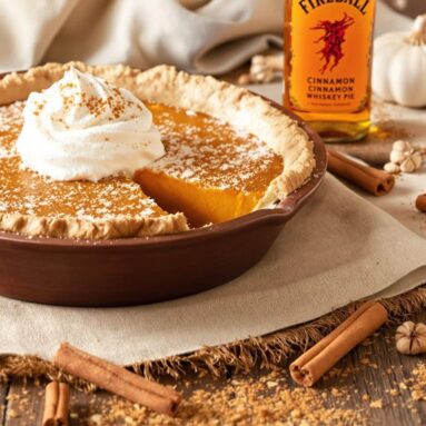 Fireball Cinnamon Whiskey Pumpkin Pie