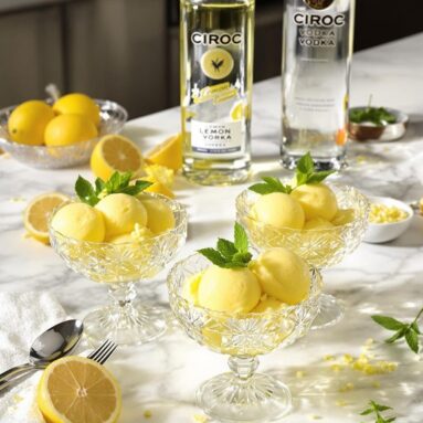 Ciroc Vodka Lemon Sorbet