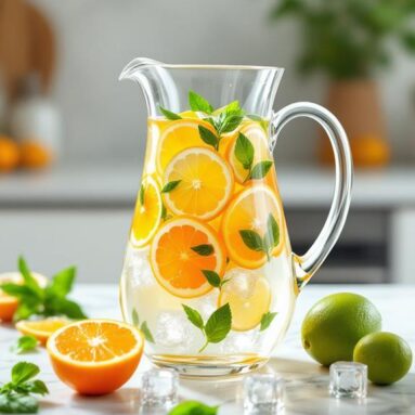 Citrus and Basil Burst: a Simple Detox Drink (Infused Water Recipe)