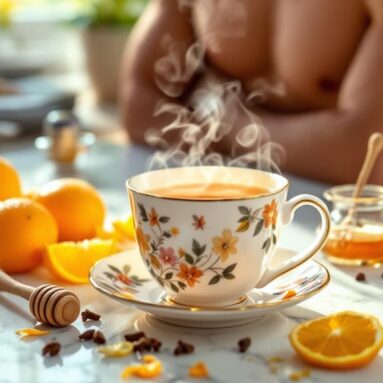 Cheerful Citrus and Clove Herbal Tea