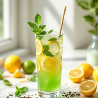 Citrus Green Tea Mocktail Delight À La Starbucks