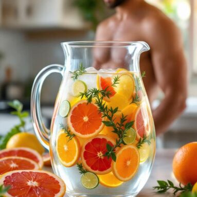 Bright Winter Citrus Thyme Water Infusion