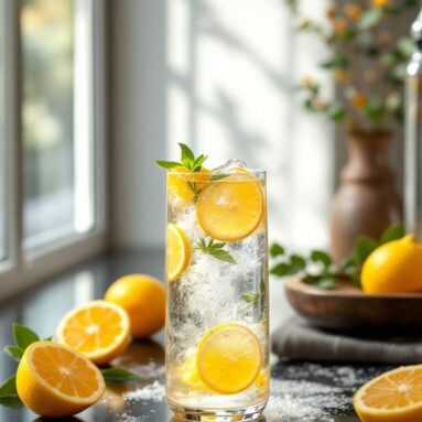 Yuzu-Infused Sparkling Water: A Citrus Sensation