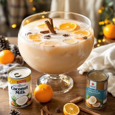 Creamy Coconut & Cinnamon Winter Punch Recipe!