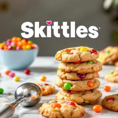 Skittle Surprise Fruity Cookies
