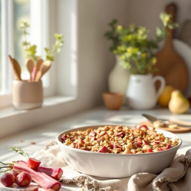 Rhubarb Crisp That’ll Make You Feel at Home, No Matter Where You Are!