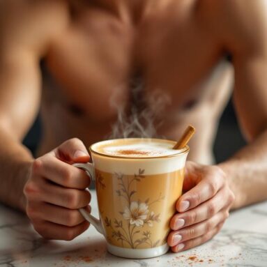 Warm Vanilla Cinnamon Milk Tea Infusion