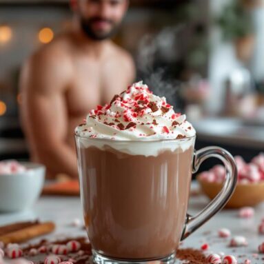 Delightful Peppermint Hot Chocolate Milk